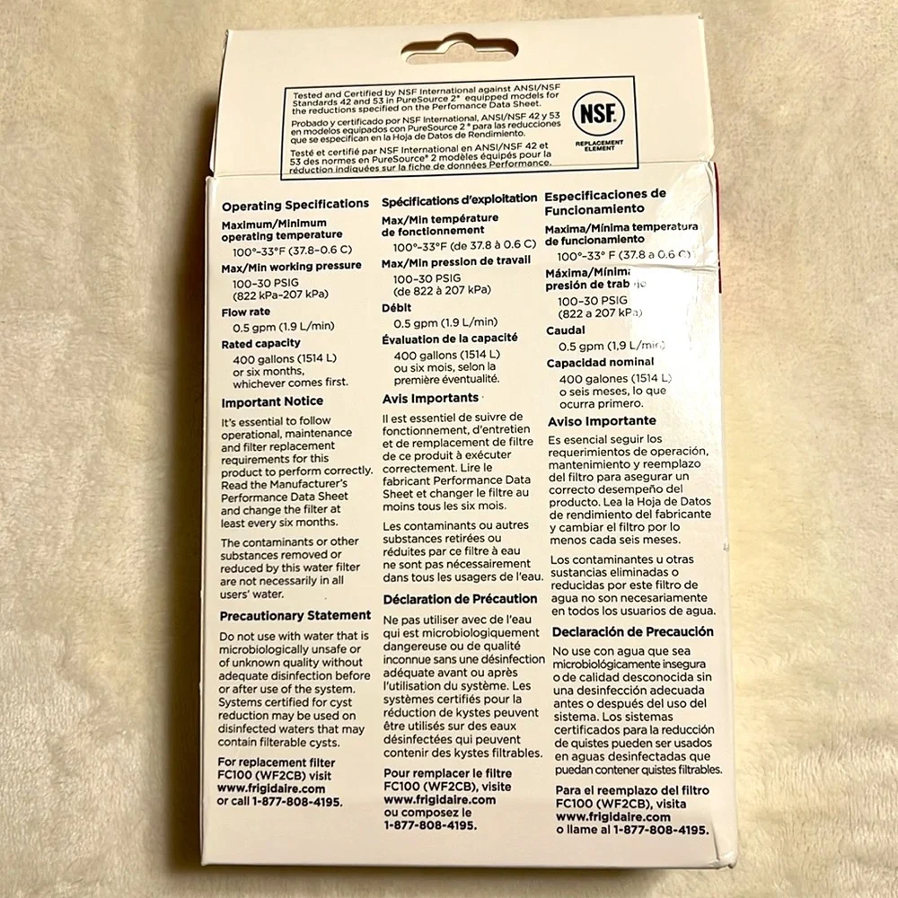 Frigidaire puresource2 replacement